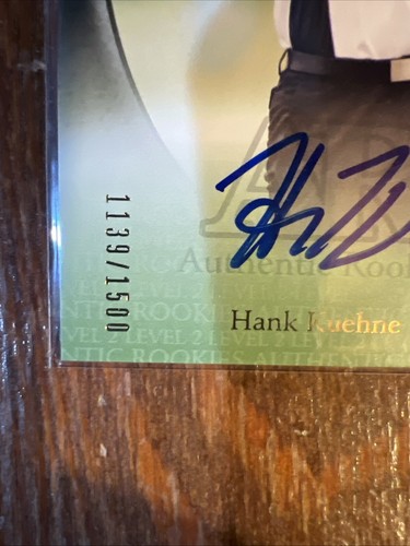 Hank Kuehne 2004 SP Authentic Rookies Auto Autograph RC /1500 #92 PGA - Picture 4 of 8