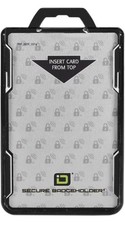 RFID Blocking Secure Badge Holder - Duolite Card ID Holder - Poly Carbonate