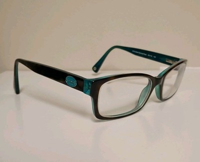 Coach‎ HC 6040 Brooklyn Eyeglasses Dark Tortoise Teal 50-16-135 Frames 22134 Coach HC6040 BROOKLYN eyeglasses for women in Dark Tortoise Teal main image 3