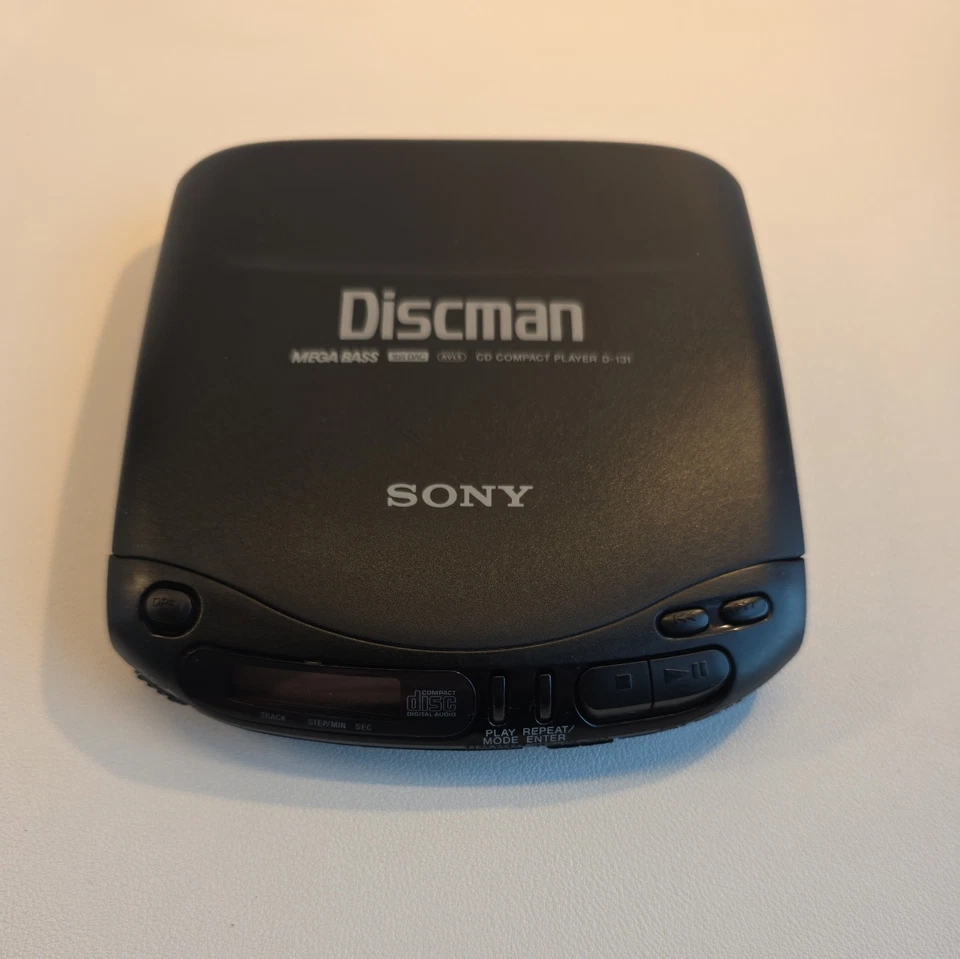 Sony Discman D-131 CD Player ✅️funktioniert✅️ Retro 90s
