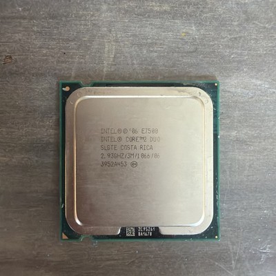 Intel Core 2 Duo E7500 2.93GHz Dual-Core (BX80571E7500) Processor