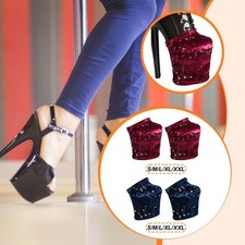 1 Pair Pole Dance Shoe Protectors for Training Performances Non Slip Sleeves