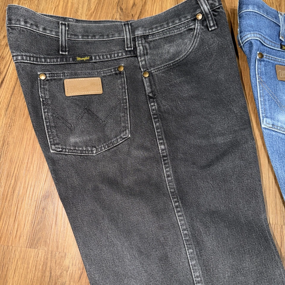Lot of Wrangler 936Den & 936WBK Cowboy Cut Jeans Men's Size 36X32 Made in USA - Image 2 of 4