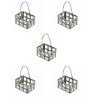 5 PCS Körbe Klein Hängender Obstkorb Mini -Körbe Micro Landscape Decor