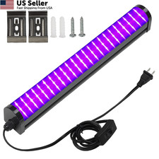 Upgrade 25W LED Black Light Bar - 72 UV Big 1 Count Pack of 1 ,