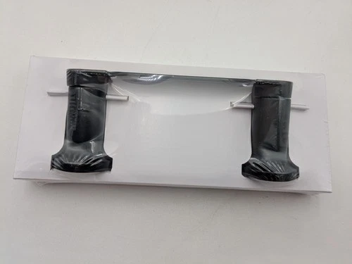 Signature Hardware Berwyn Wall Mounted Toilet Paper Holder Matte Black SHBWTH2MB - Picture 3 of 5