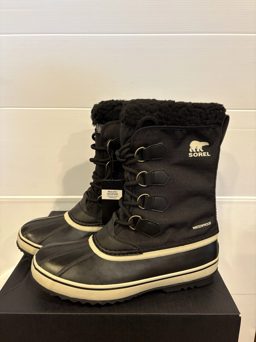 Sorel Mens 1964 Pac T Waterproof Winter Snow Boots Black Leather NM1439-010 Sz 9 Amazon.com: SOREL Men main image 2