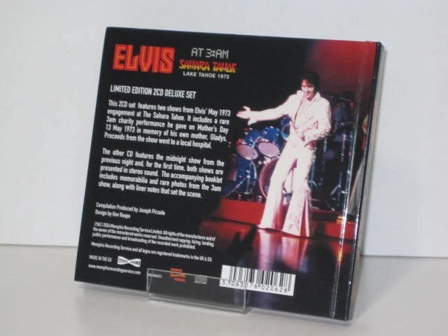 Limited Edition 2 CD Deluxe Set: Elvis Presley At 3:AM Sahara Lake Tahoe 1973 - Bild 2 von 4