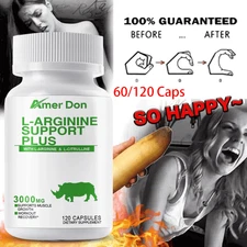 L-Arginine 3000mg Nitric Oxide,Testosterone Booster,Sperm Health, Energy Support