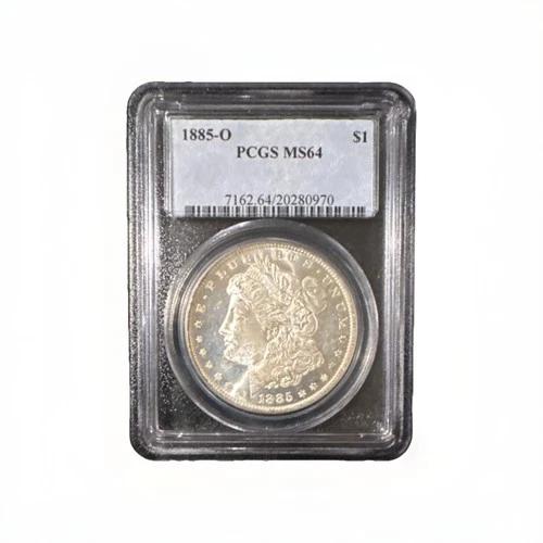 1885-O Morgan Silver Dollar $1 PCGS MS64! New Orleans Mint