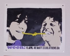 ween gig poster anthens ga 40 watt club