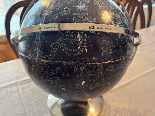 Globo celeste Rand Mcnally vintage 12 pulgadas años 60 Foto 3 de 3