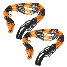  2 Pcs Slow Feed Hay Net Hanging Bag for Horse Grain Comedero Para Ovejas Cabras