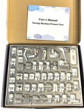 Universal Sewing Machine Presser Feet Set 48pc Low Shank Singer Brother Janome