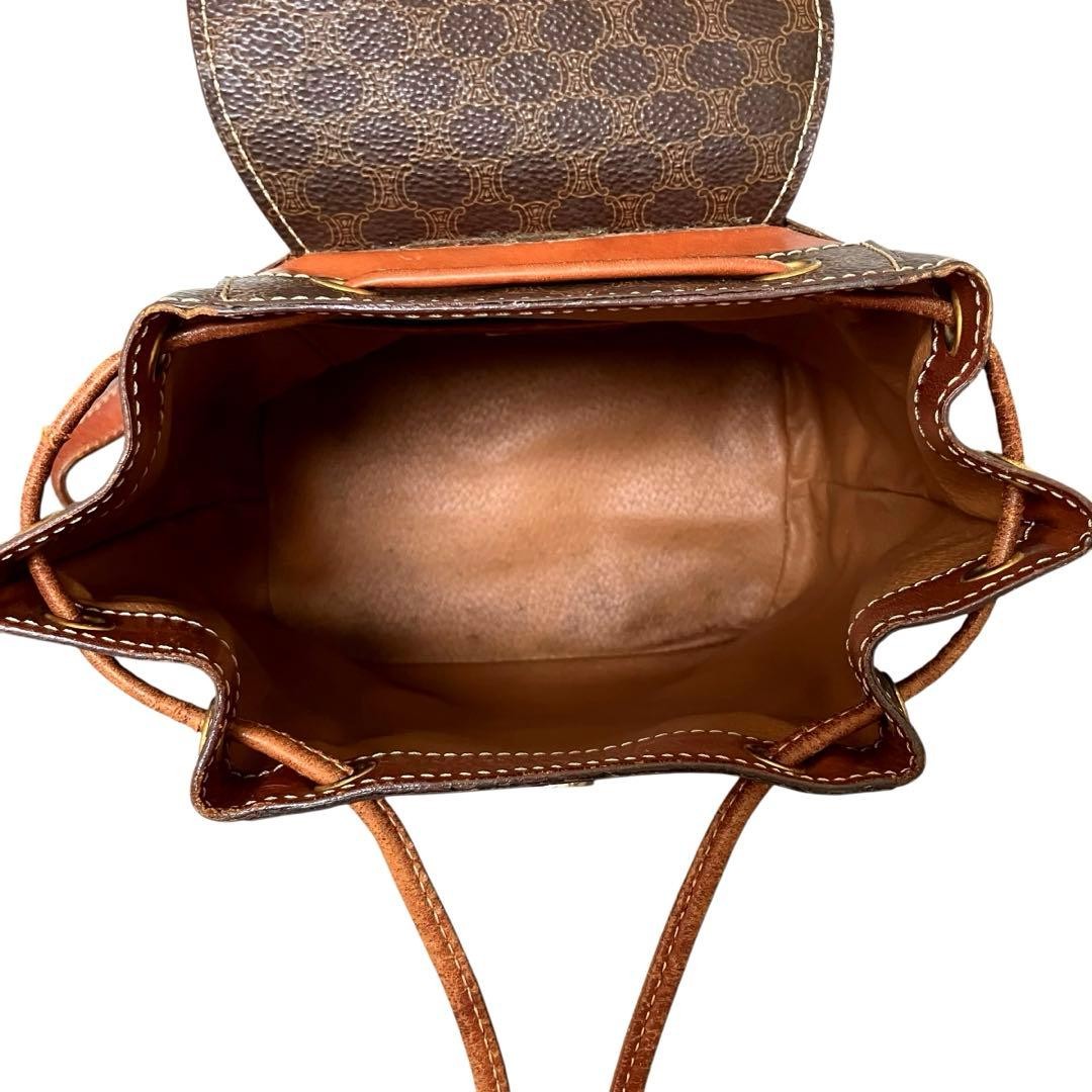 CELINE Mini Backpack Macadam Pattern Leather PVC … - image 7