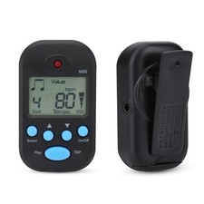 Mini Digital Beat Tap M50 Tempo Metronome Clip Musical Instruments Black 