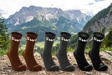 Women s Merino Wool Tech Hiking Socks Outdoor Thermal Crew Socks 3 Pairs