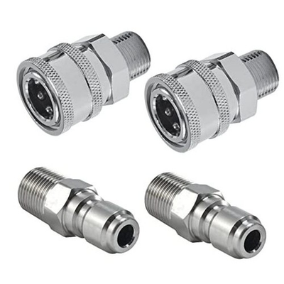 #ad Pressure Washer Quick Connect 3 8 Inch Pressure Washer Fittings Male Thread $26.58