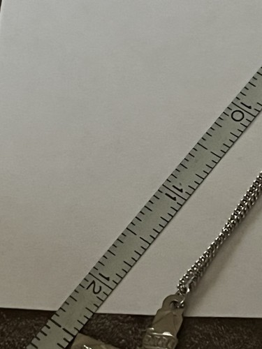 Vintage Chapel Sterling 925 INRI Crucifix Necklace 24” Braided Chain - Picture 4 of 10