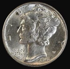 1942 Mercury Dime – Strong Bands Detail – AU Range – Nice Eye Appeal