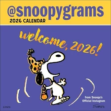 Peanuts: @Snoopygrams 2026 Mini Wall Calendar by Peanuts Worldwide LLC