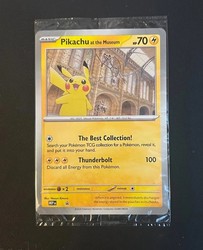 Pikachu At The Museum Jumbo Promo Card