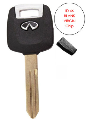 NEW! for Infiniti Transponder Chip id 46 Ignition Car Ignition Key NI04T NI04 DW