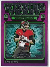 2021 Panini Contenders - Winning Ticket Tom Brady #WT-TBR Tampa Bay Buccaneers