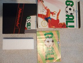 Goal JALECO 1990 Nintendo NES Video Game Boxed with Manual & sleeve, polystyrene