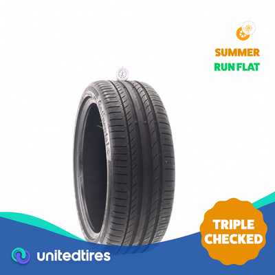 Used 225/40R19 Continental ContiSportContact 5 SSR MOE 93Y - 7.5