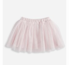 Girls Light Pink Tulle Tutu Skirt, Layered, Short, Elastic Waist, Dance Party