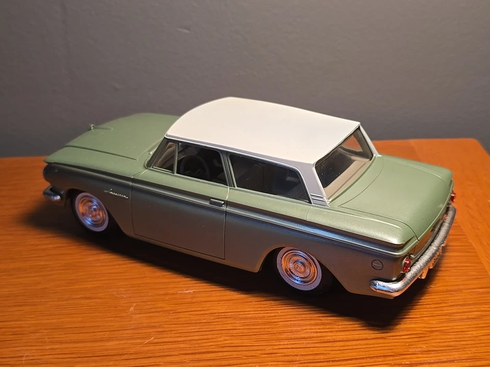 Vtg Johan 1961 Rambler Custom American Light Green Coupe Dealer Promo AMC - MINT - Image 2 of 4