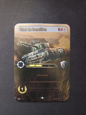 World Of Tanks TCG # 130 Foil