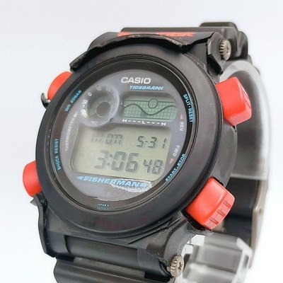 Casio G-Shock DW-8600 Fisherman Yellow Watch Box Manual for sale