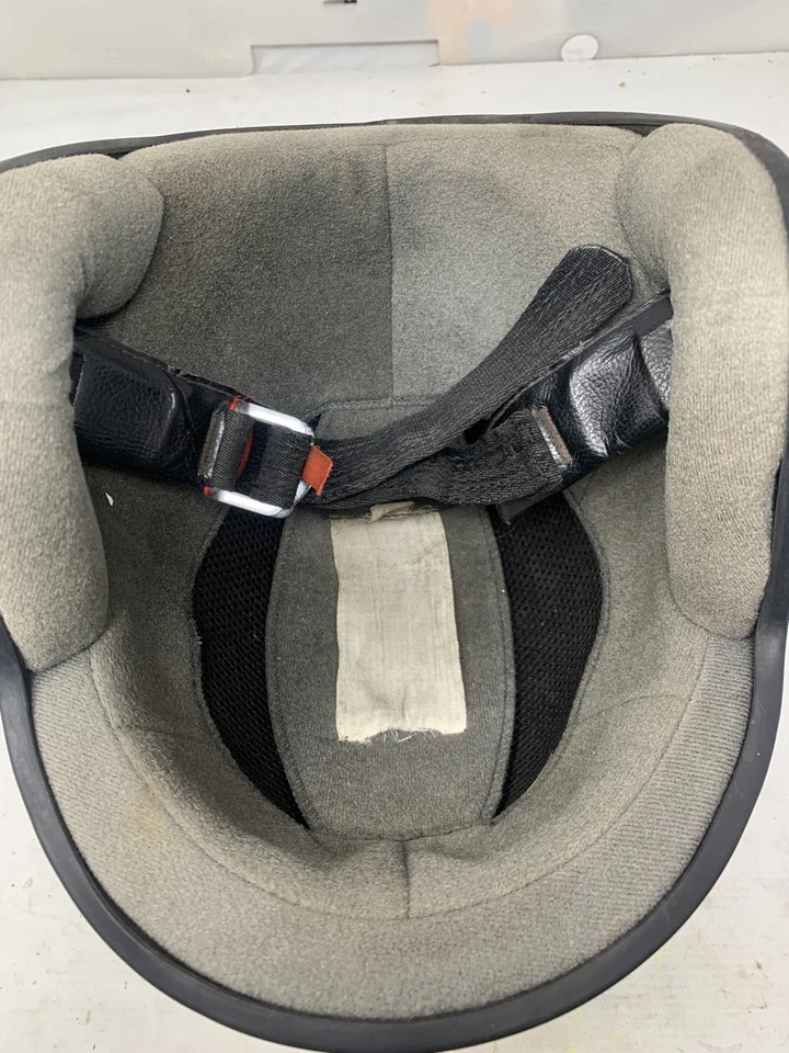 Capacete de motocicleta vintage Bell RT R-T cinza tamanho XXL EUA - Imagem 4 de 4