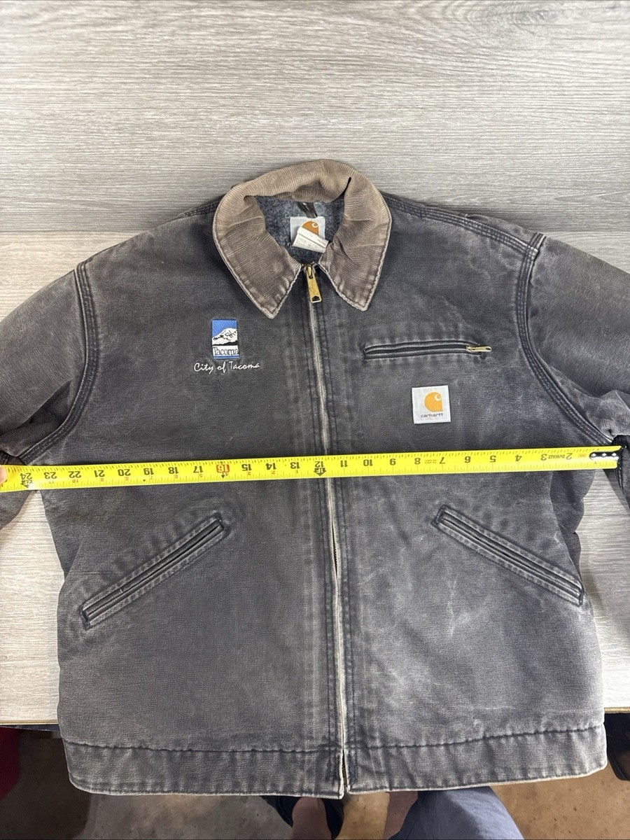 Carhartt Detroit Jacket J01-BLK Large (42) vintage Corduroy Collar