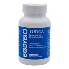 BodyBio Tudca Pure Tauroursodeoxycholic Acid For Liver Support  Detox 60ct