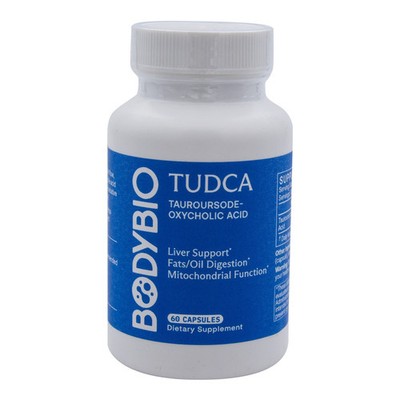 BodyBio Tudca Pure Tauroursodeoxycholic Acid For Liver Support & Detox 60ct