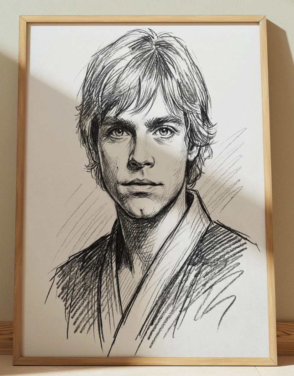 Luke Skywalker Art for sale | eBay