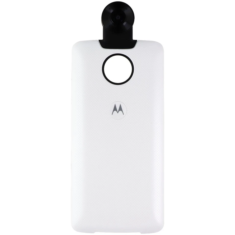 Motorola Moto Mods 360 Cámara Video 4K (89596N MD100S) para Teléfonos Moto Z - Blanco Foto 3 de 4
