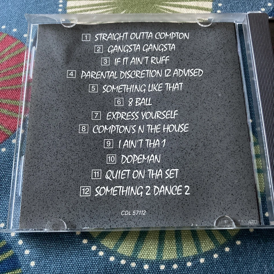 Straight Outta Compton [Clean] [Edited] by N.W.A (CD, 1989 Ruthless Records NWA - Image 3 of 4