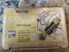 Vintage Osrow 12 Volt Car Vacuum Cleaner