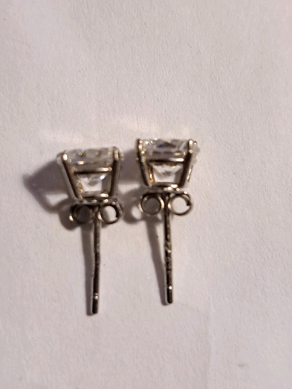 .75 Ct Simulated Diamond Solitaire Stud Earrings … - image 5