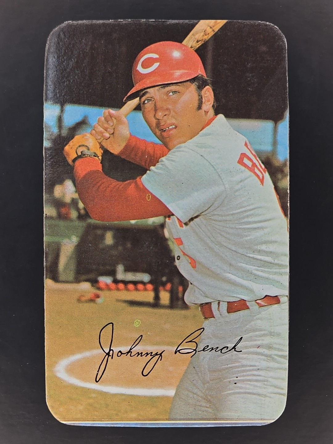 RARE 1971 Topps Super Oversized JOHNNY BENCH #32 Reds Great Condition