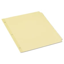 Universal 20846 11" x 8.5" 8 Self-Tab Index Dividers - Buff (24/BX) New