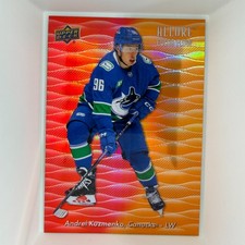 2023-24 Upper Deck Allure #CF-8 Andrei Kuzmenko Color Flow - Red-Orange