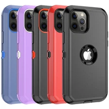 For iPhone 13 14 15 Pro Max 12 11 Case Heavy Duty Shockproof Cover Fits Otterbox
