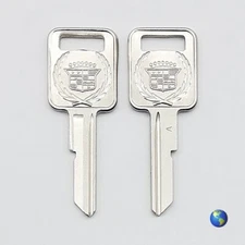 ORIGINAL B48-A Emblem Key Blanks for Cadillac, Oldsmobile, and others (1 Key)