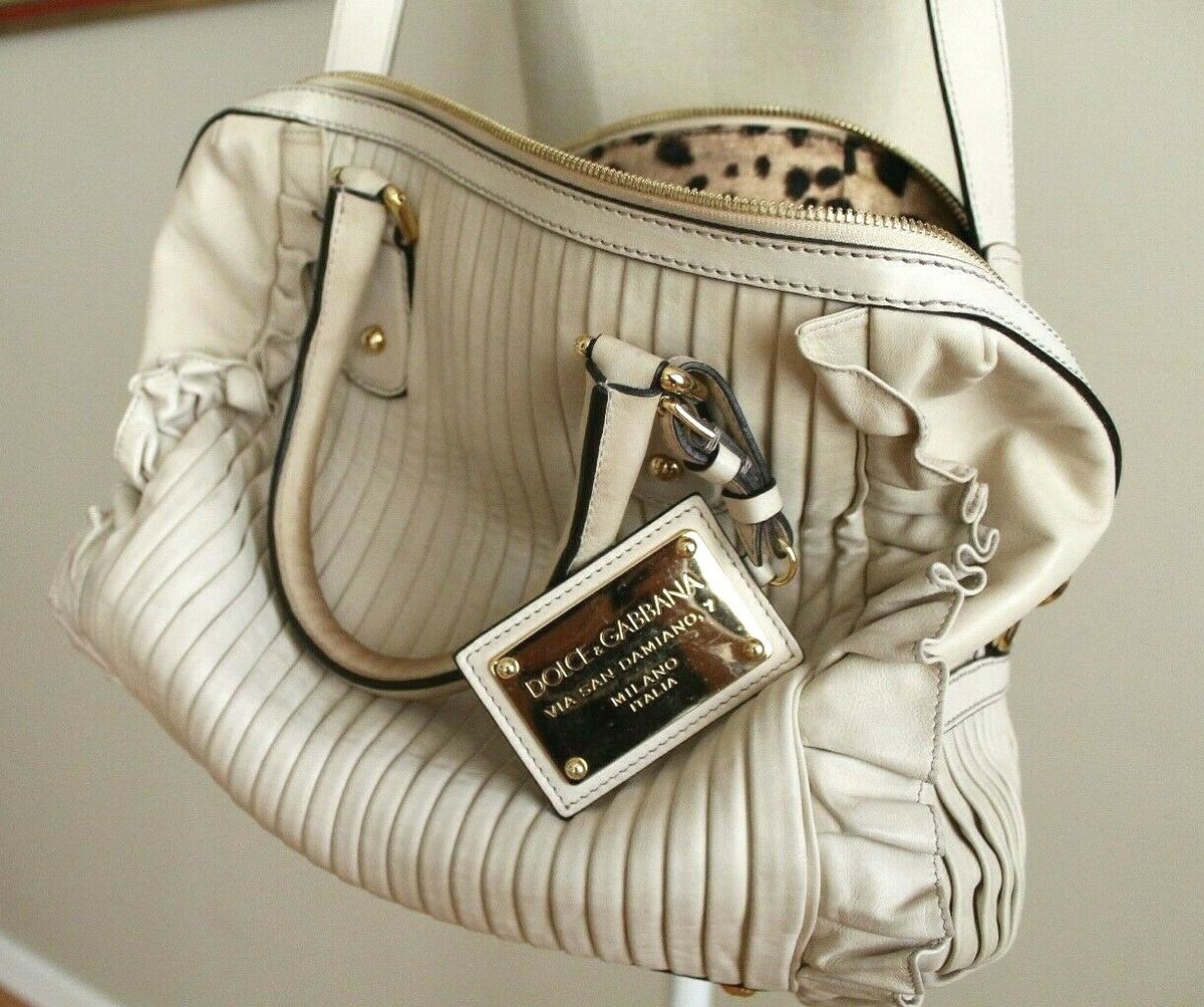 DOLCE & GABBANA Miss Gin Bag / Tan Leather with Gold DOLCE & GABBANA Miss Gin Bag / Tan Leather with Gold