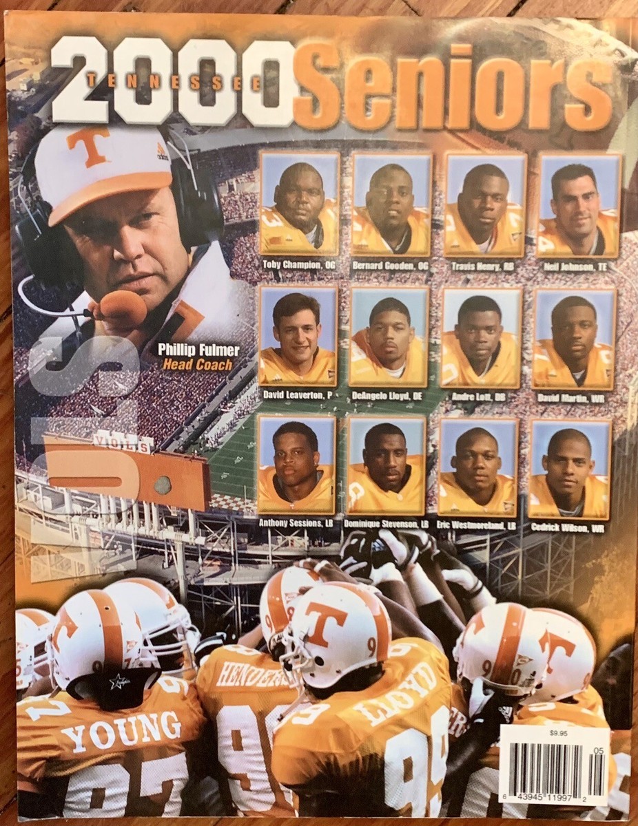 2000 - Tennessee Vols Football Yearbook - Travis Henry - Cedric
